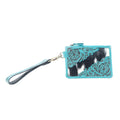Frontier Aqua Tooled Card Holder