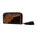 Cavender Trails Tooled Cowhide Wallet
