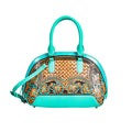Emmy Pass Tooled Satchel Crossbody