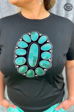 Load image into Gallery viewer, Turquoise Glam Tee
