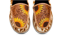 Load image into Gallery viewer, Sunflower Tooled Sneakers
