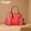 Wrangler Red Paisley Mini Tote Crossbody
