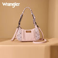 Wrangler Pink Paisley Stitched Mini Crossbody