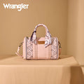 Wrangler Pink Paisley Stitched Barrel Crossbody