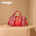 Wrangler Red Paisley Stitched Barrel Crossbody