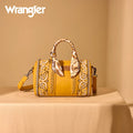 Wrangler Yellow Paisley Stitched Barrel Crossbody
