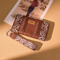 Wrangler Brown Paisley Stitched Wallet