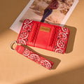 Wrangler Red Paisley Stitched Wallet
