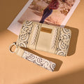 Wrangler Tan Paisley Stitched Wallet