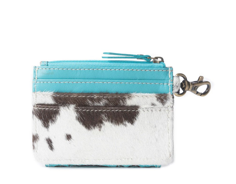 Wildflowers in the Prarie Turquoise Card Wallet