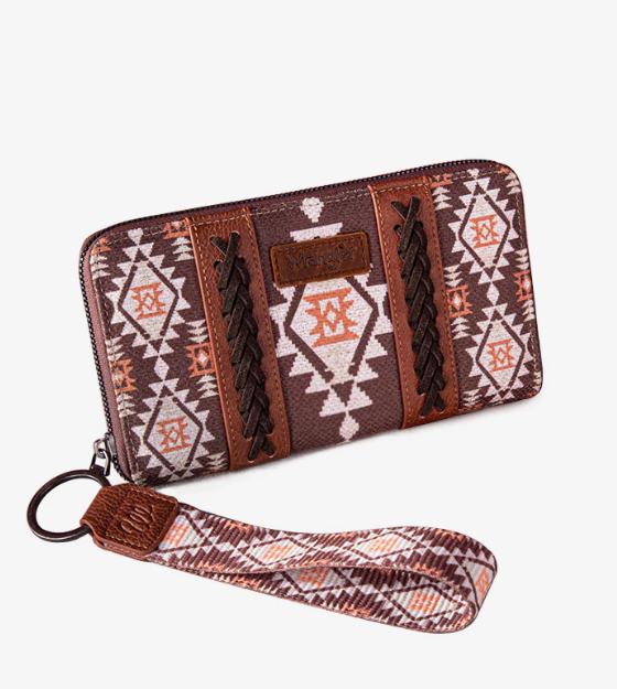 Wrangler Coffee Southwestern Wallet