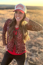 Range & Roar Tie Cardigan