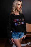 Lets Go Girls Sequin Sweater