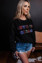 Lets Go Girls Sequin Sweater