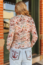 Wildflowers Mesh Top