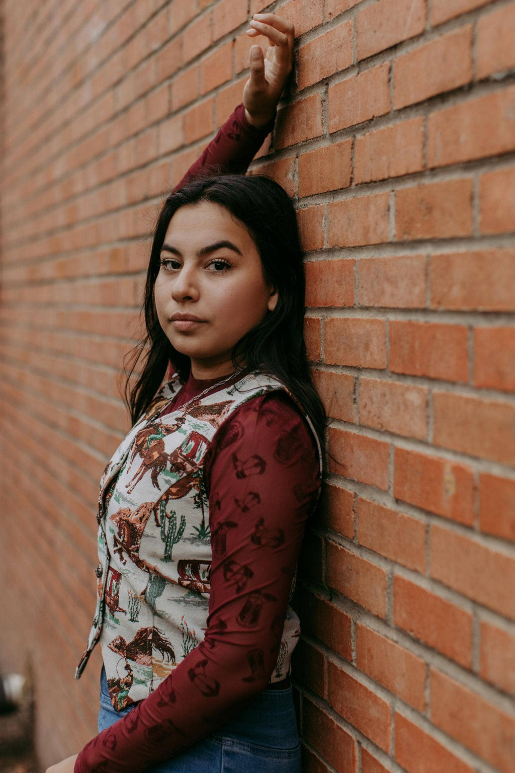 Blame it on the Boots Mesh Top