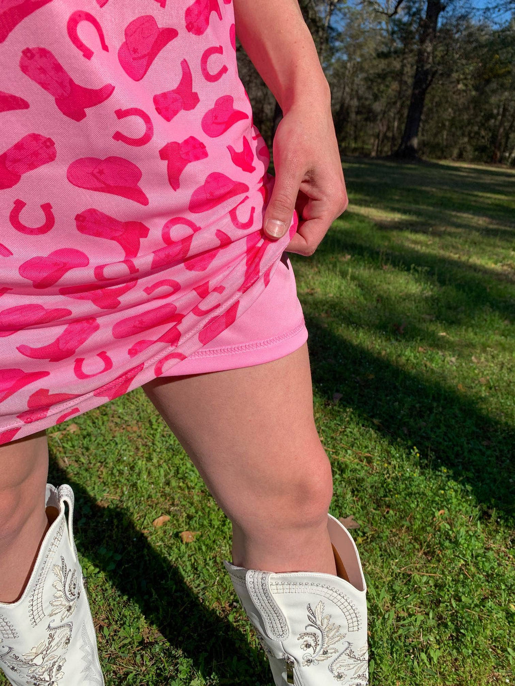 Blush & Bashful Mesh Dress