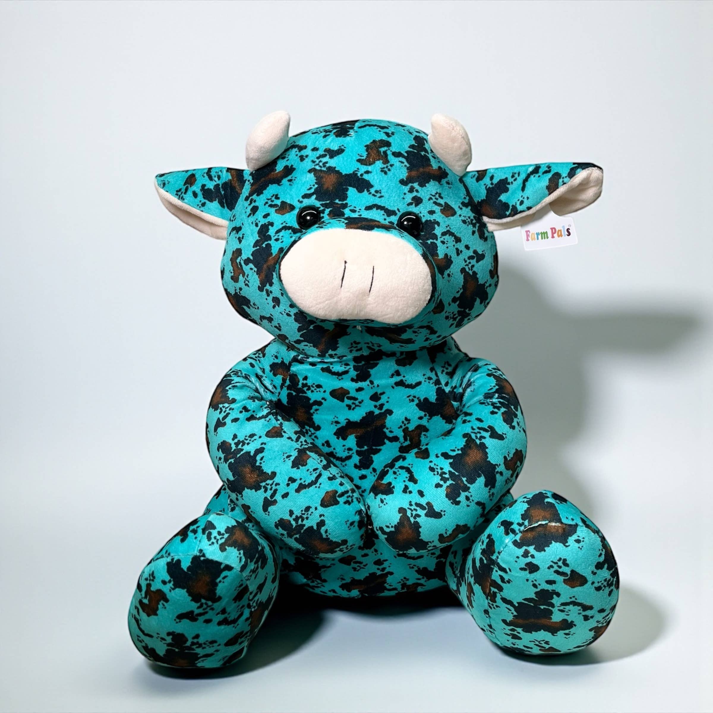 Blue Cow Print Steer Pal