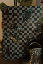 Checkered Rodeo Large Notebook