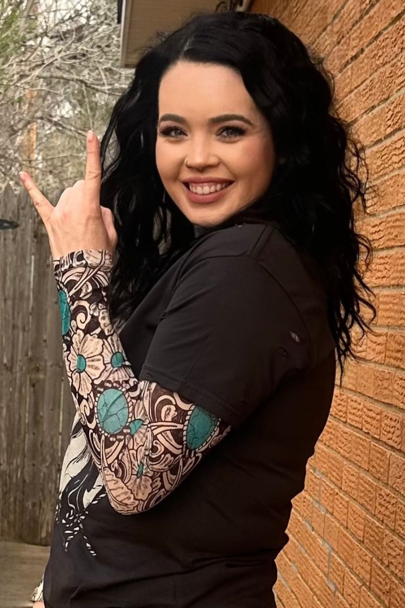 Tattoos On This Town Mesh Top