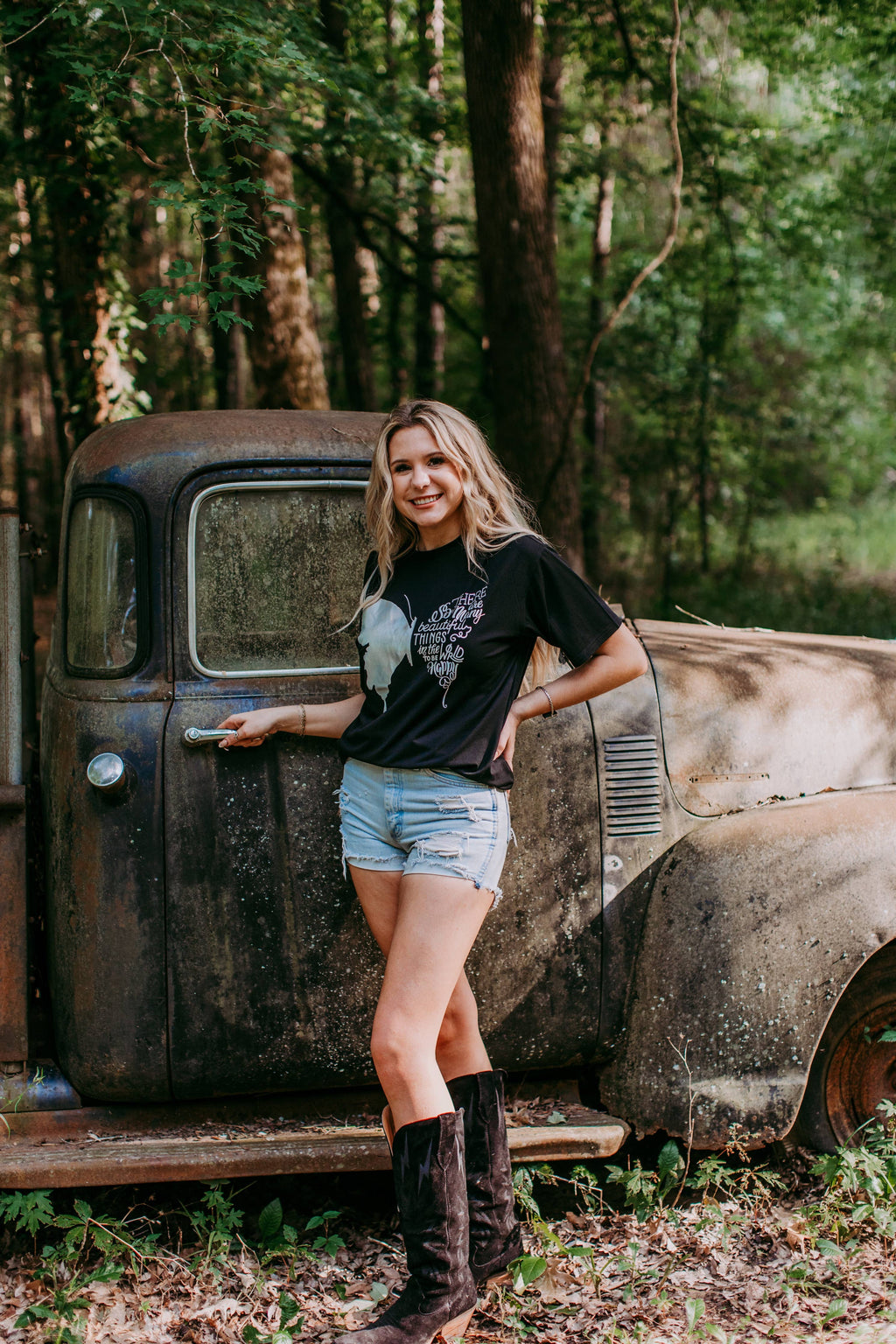 Butterfly Gold Tee
