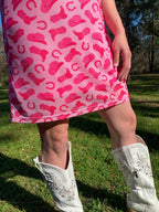 Blush & Bashful Mesh Dress