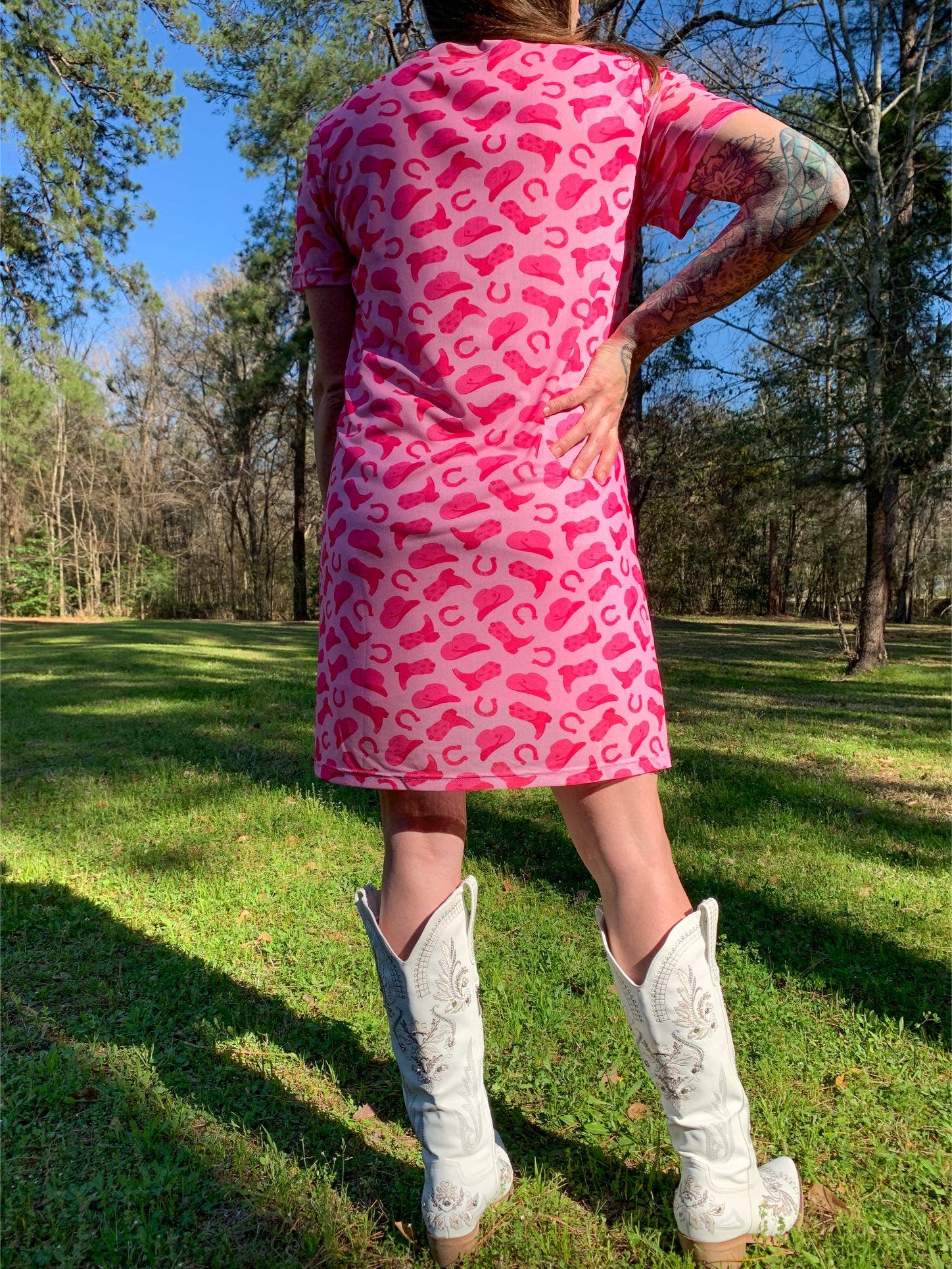 Blush & Bashful Mesh Dress