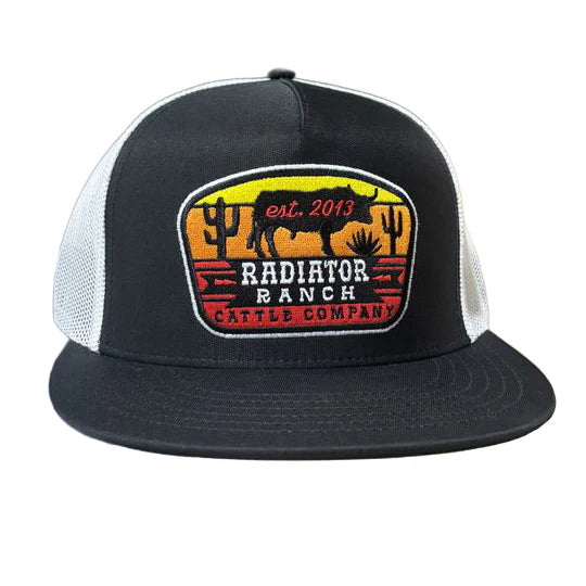 Sunset Bull Mesh Cap