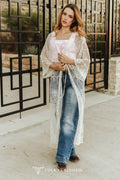 Ivory Western Mesh Duster