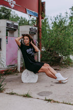 Deadwood Sequin Tee Dress