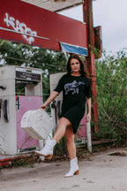 Deadwood Sequin Tee Dress
