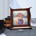Highland Cow Jewelry Tray