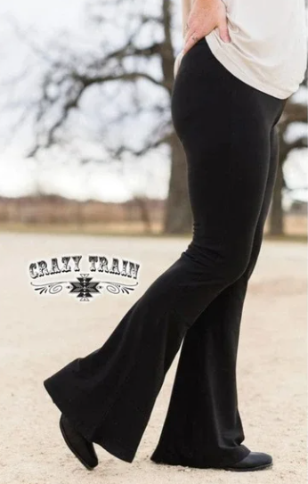 Black Flare Leggings