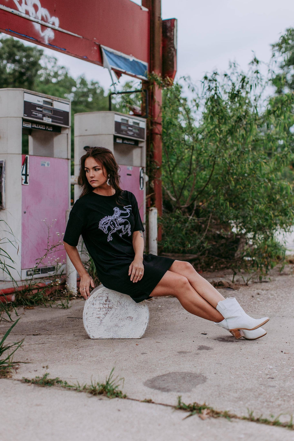 Deadwood Sequin Tee Dress