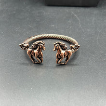 Load image into Gallery viewer, Coppertone Horse Cuff Bracelet
