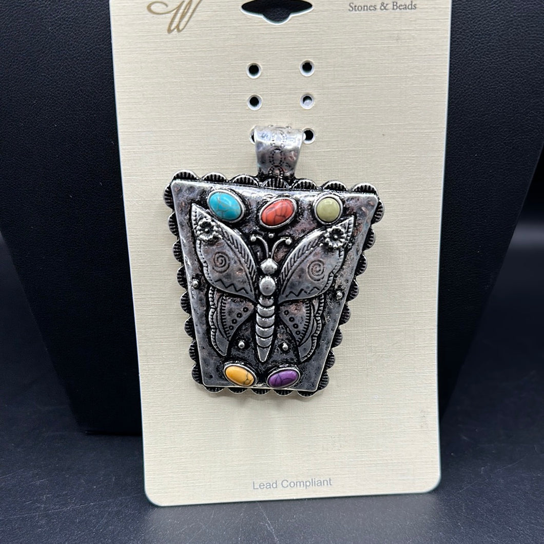 Multi Butterfly Magnetic Pendant