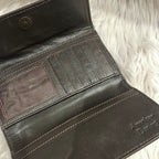 Black Tooled Leather Wallet