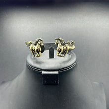 Load image into Gallery viewer, Gold Horse Cuff Bracelet
