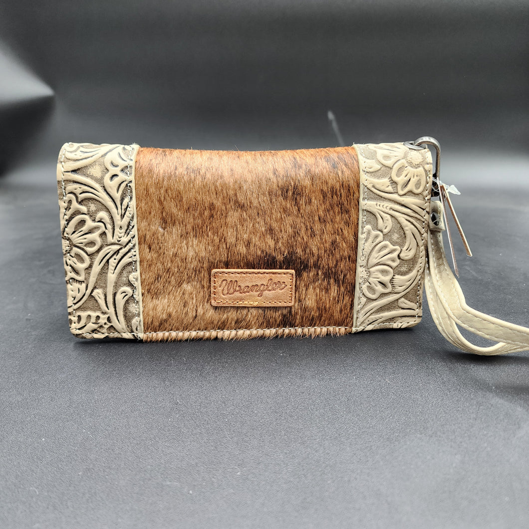 Wrangler Beige Embossed Wallet