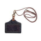 Red Floral Tooled Lanyard