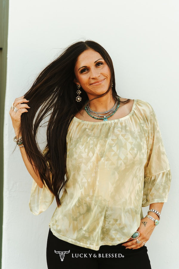 Horse Mesh Top
