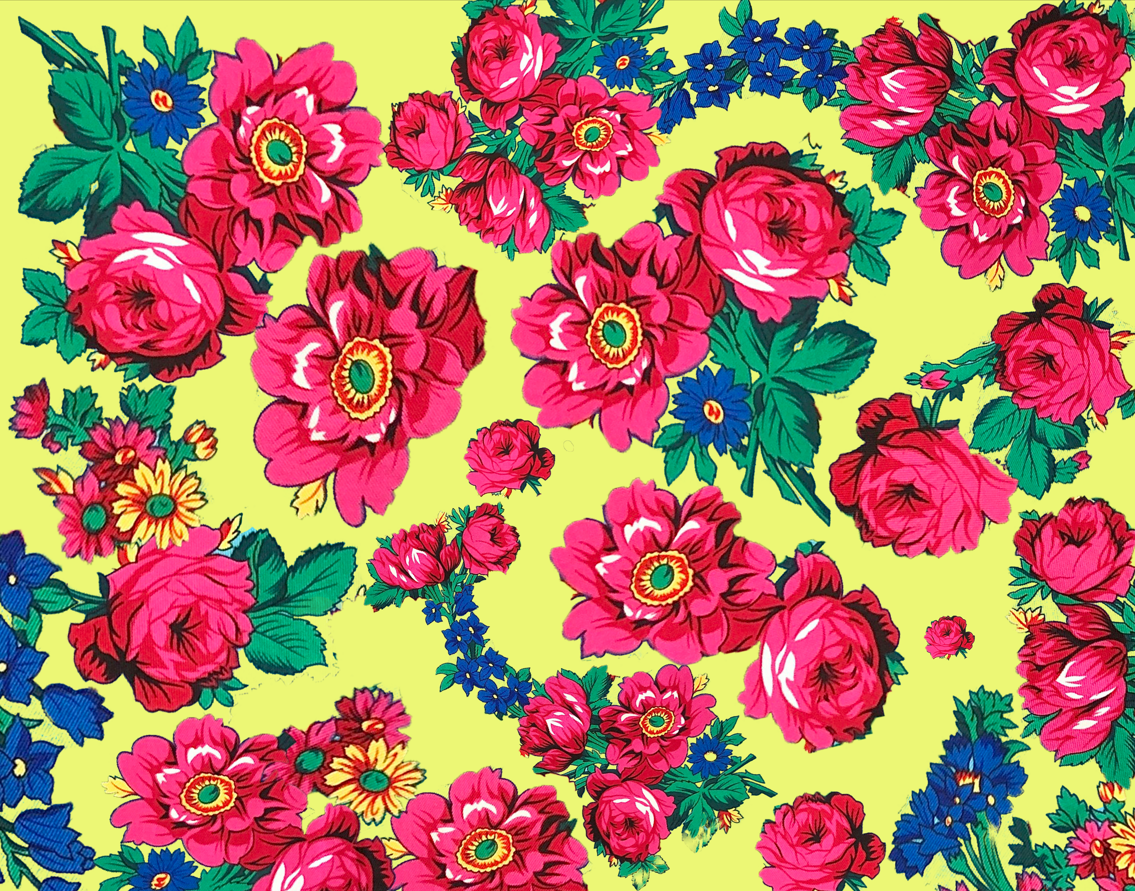 Asdzaa Scarf #11 Florescent Yellow