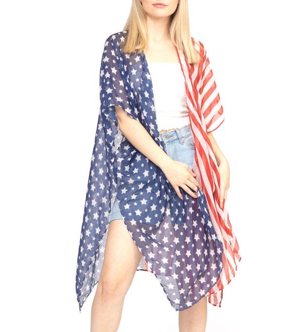 OW185 Stars & Stripes Kimono