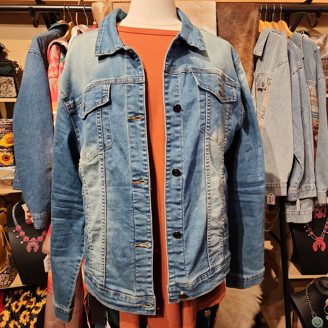 Medium Wash Denim Jacket