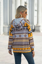 Load image into Gallery viewer, Yellow Southwestern Pullover Hoodie
