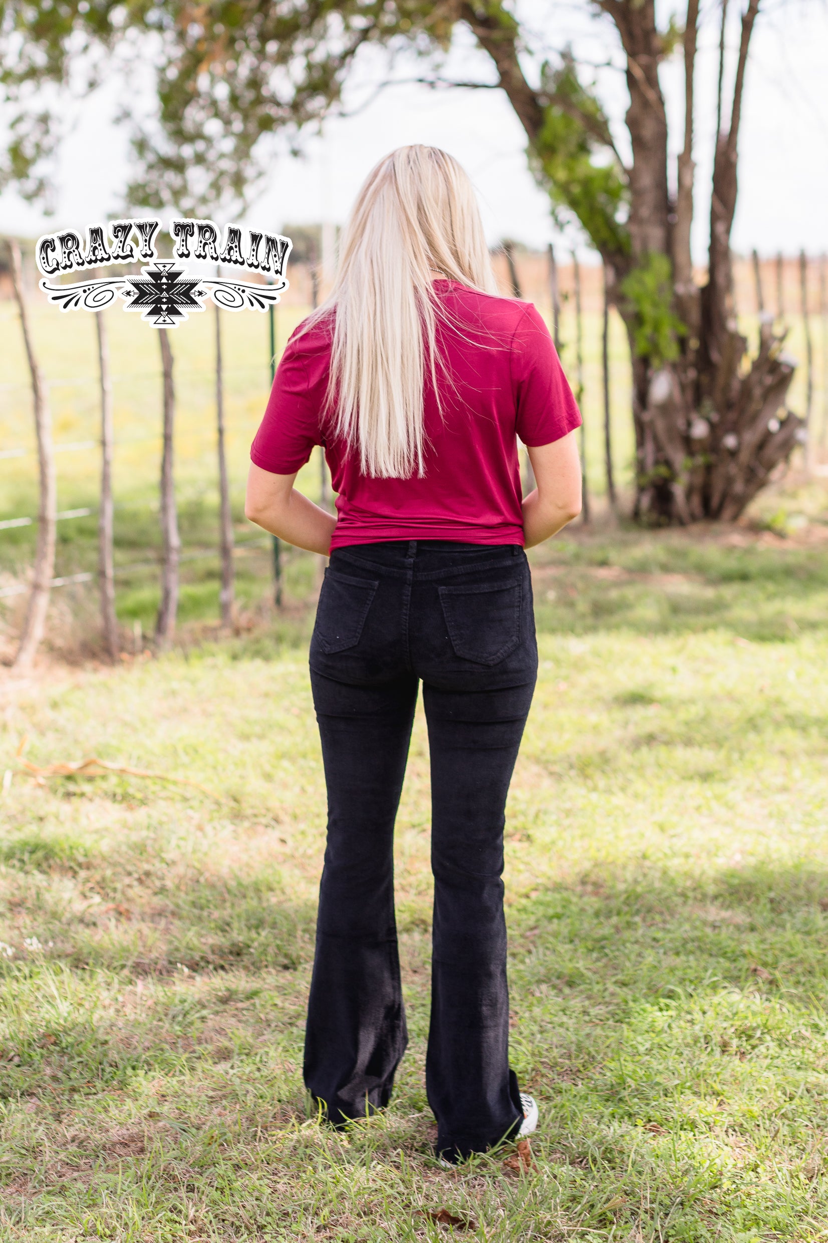 Black Trouser Corduroy Pant