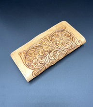 Load image into Gallery viewer, Fully Tooled Leather Wallet
