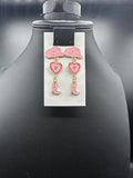 Pink Cowgirl Dangle Earrings