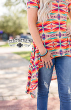 Load image into Gallery viewer, Multi-Colored Southwestern Design Tunic
