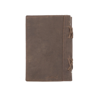 Load image into Gallery viewer, Montana West Brown Embossed Leather Notebook
